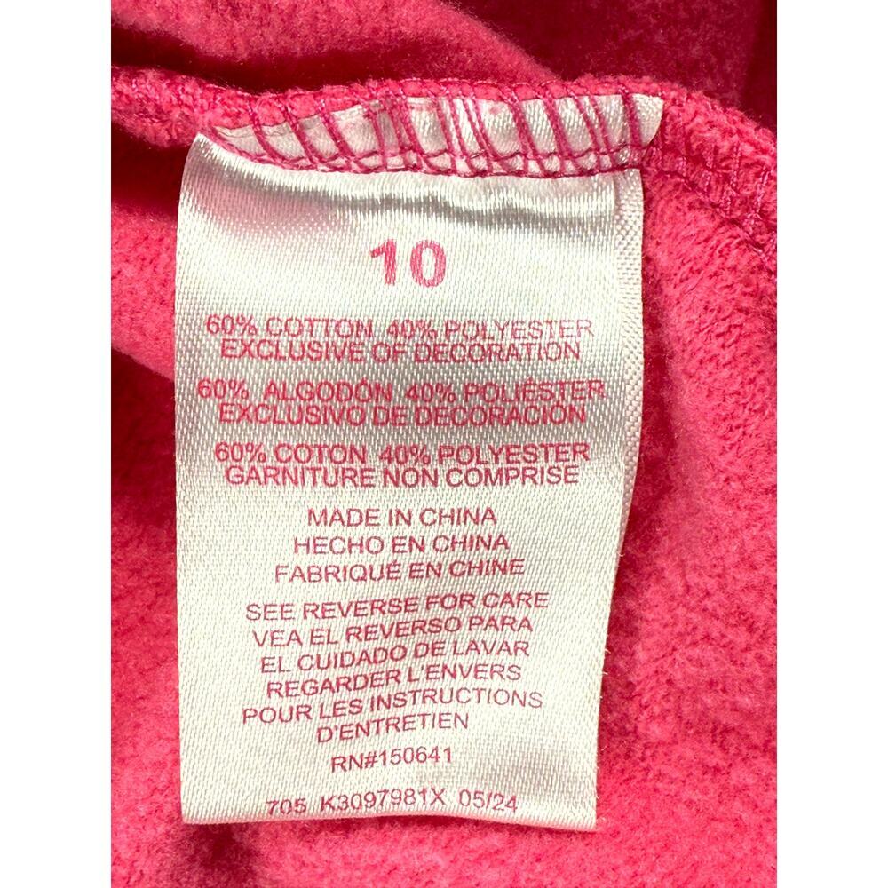 Hello Kitty Rhinestone Pink Girls Long Sleeve T-Shirt size 10 - Picture 5 of 7